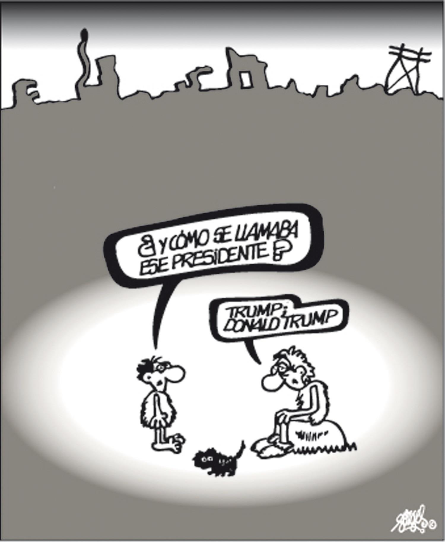 Retrato sobre Donald Trump, de Forges en el Salón del Cómic | FORGES/SALÓN DEL CÓMIC ep retratodonald trump de forgessaloncomic