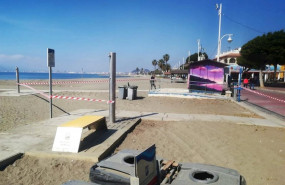 ep una playa precintada en la capital