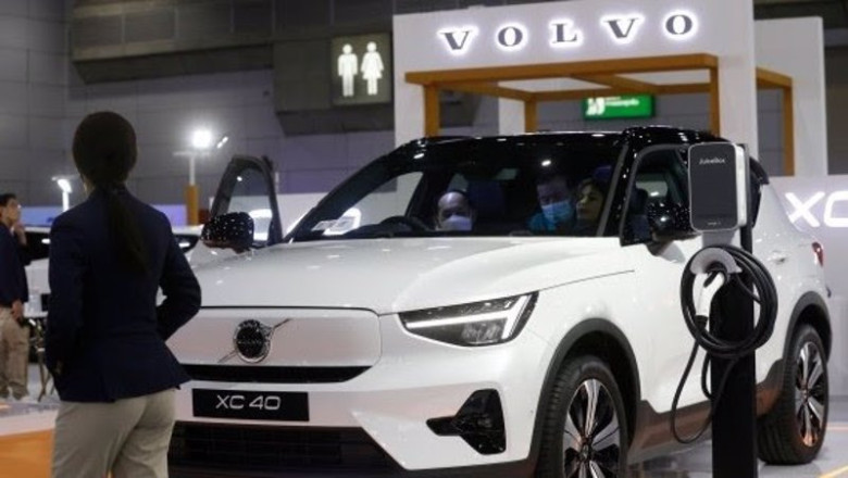 ep vehiculo volvo en un salon de exposiciones