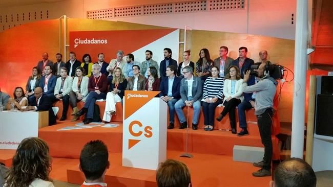 Albert Rivera interviene en un acto de Ciudadanos en Madrid | EUROPA PRESS ep albert rivera intervieneun actociudadanosmadrid