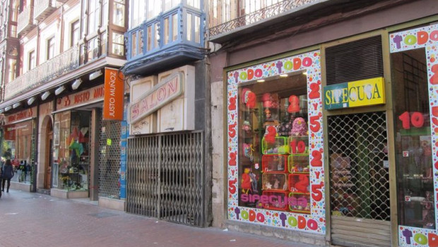 ep archivo   comercios cerrados en valladolid en el dia de la huelga general