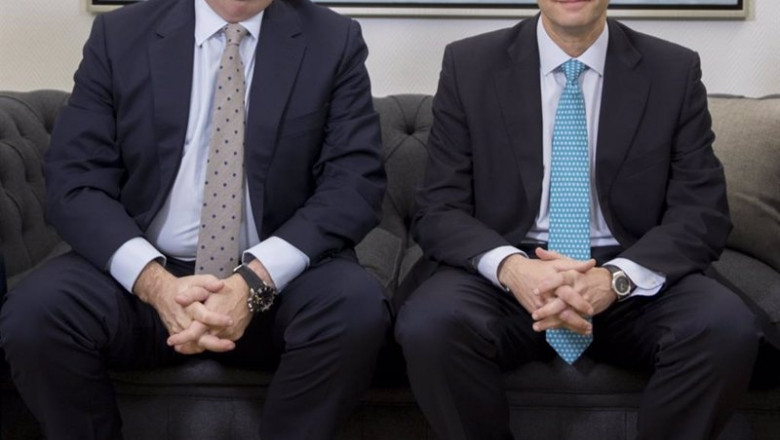 ep archivo   el consejero delegado de buy hold rafael valera y el presidente julian pascual