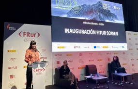 ep archivo   inauguracion del stand de fitur screen en fitur 2023