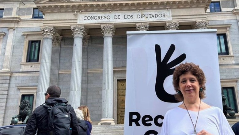 Archivo - La portavoz y cabeza de lista de Recortes Cero para las elecciones europeas, Nuria Suárez | EUROPA PRESS - Archivo ep archivo la portavoz y cabeza de lista de recortes cero para las elecciones europeas nuria