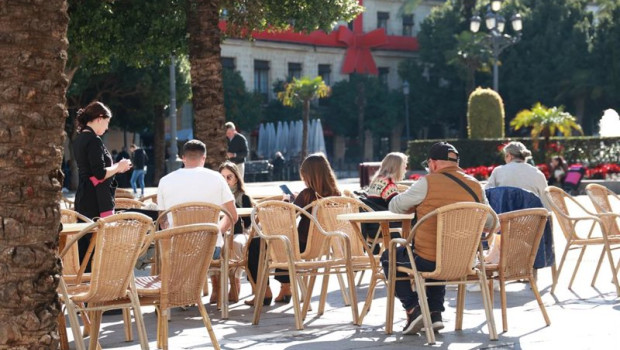 ep archivo   una terraza de bar en jerez de la frontera cadiz