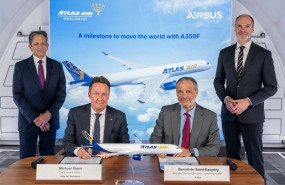 ep atlas air worldwide se convierte en el mayor cliente del carguero a350f de airbus con un pedido