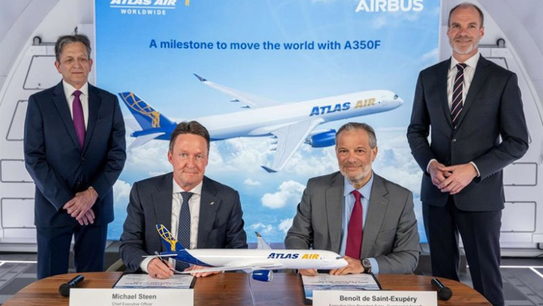 Atlas Air Worldwide se convierte en el mayor cliente del carguero A350F de Airbus con un pedido de 20 aparatos. | AIRBUS ep atlas air worldwide se convierte en el mayor cliente del carguero a350f de airbus con un pedido