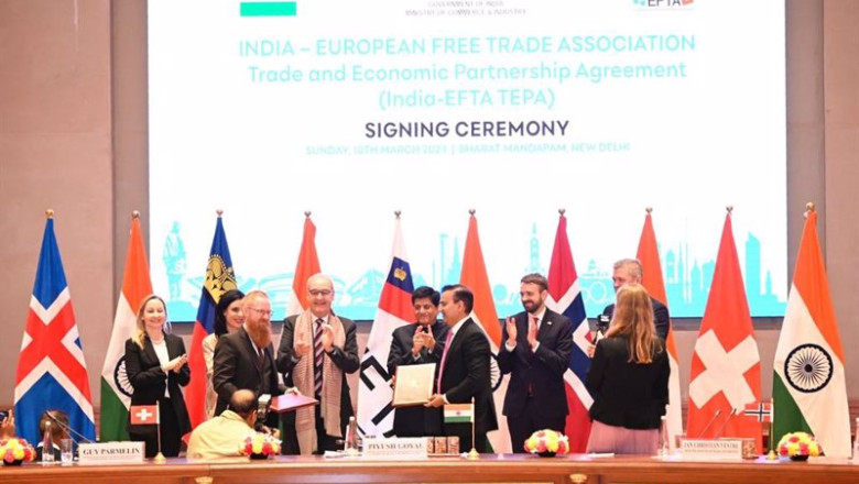 ep ceremonia de firma del tlc entre india y efta aelc