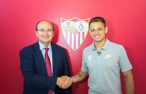 ep chicharito hernandez llega al sevilla