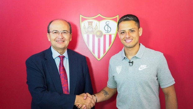 ep chicharito hernandez llega al sevilla