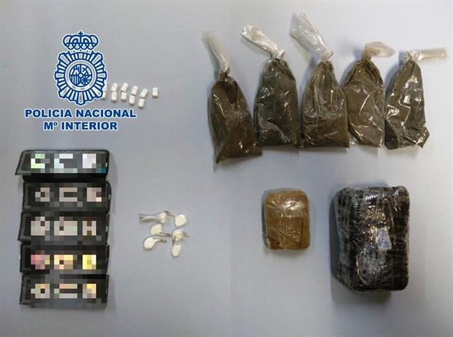 Droga incautada que pretendían pasar a la cárcel de Melilla | JEFATURA SUPERIOR DE POLICÍA ep droga incautadapretendian pasarla carcelmelilla
