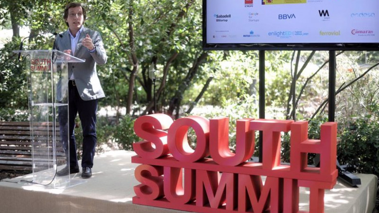 ep el alcalde de madrid jose luis martinez almeida interviene en la presentacion de south summit ep el alcalde de madrid jose luis martinez almeida interviene en la presentacion de south summit