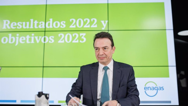 ep el consejero delegado de enagas arturo gonzalo durante la rueda de prensa de presentacion de