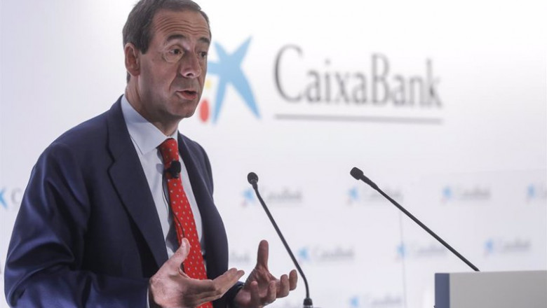 ep el consejero delegado de la entidad gonzalo gortazar interviene durante una rueda de prensa en la