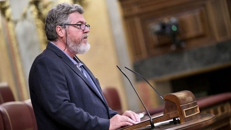 ep el portavoz de medio ambiente de unidas podemos el diputado de equo juantxo lopez de uralde