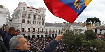 ep el presidente de ecuador lenin moreno en el palacio de carondelet