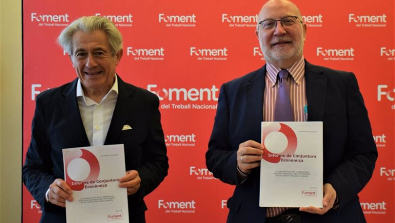 ep el presidente de la comision de economia y fiscalidad de foment del treball valenti pich y el ep el presidente de la comision de economia y fiscalidad de foment del treball valenti pich y el