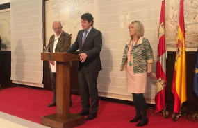 ep el presidente de la junta de castilla y leon alfonso fernandez manueco junto al vicepresidente