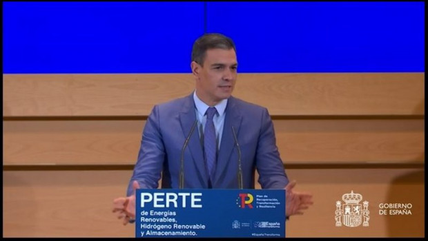 ep el presidente del gobierno pedro sanchez durante el acto de presentacion del perte de energias
