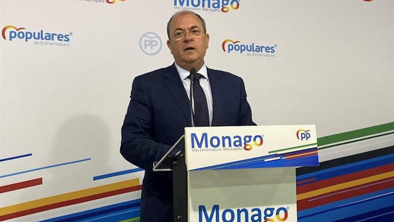 El presidente del PP de Extremadura, José Antonio Monago, en una imagen de archivo. | EUROPA PRESS ep el presidente del pp de extremadura jose antonio monago en una imagen de archivo