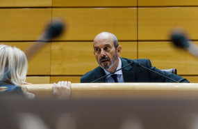 ep el presidente del senado pedro rollan durante una sesion plenaria en el senado a 22 de octubre de