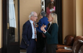 ep el presidente ejecutivo de unauto vtc jose manuel berzal y la diputada del pp en el parlament