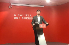 ep el secretario xeral del psdeg gonzalo caballero en la rueda de prensa