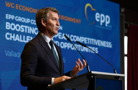 ep feijoo interviene en un foro organizado por el pp de la ue