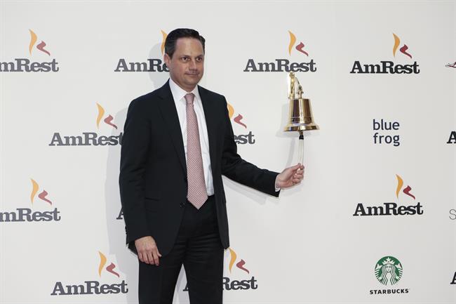 José Parés, presidente de AmRest, en el toque de campana | AMREST ep jose pares presidenteamrest entoquecampana