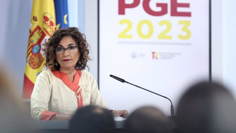ep la ministra de hacienda y funcion publica maria jesus montero en la rueda de prensa tras el ep la ministra de hacienda y funcion publica maria jesus montero en la rueda de prensa tras el