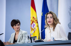 ep la ministra portavoz y de politica territorial isabel rodriguez i y la ministra de transportes