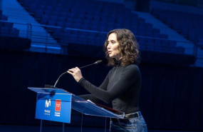 ep la presidenta de la comunidad de madrid isabel diaz ayuso durante la visita a las instalaciones