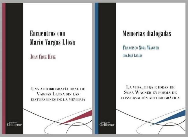 Las obras 'Encuentros con Mario Vargas Llosa' y 'Memorias dialogadas' | EDICIONES DELIBERAR ep las obras encuentrosmario vargas llosa y memorias dialogadas