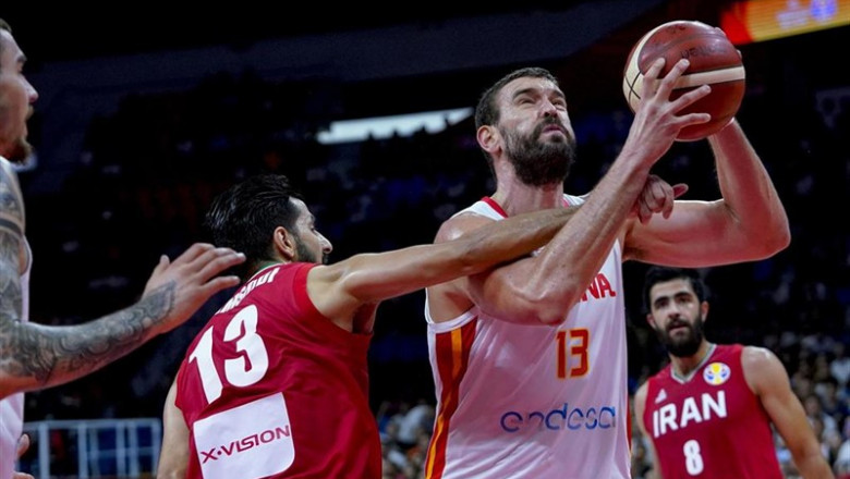 Marc Gasol en el España - Irán | @NPHOTO-ALBERTONEVADO/FEB ep marc gasol en el espana - iran