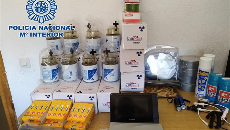 Material requisado por la Policía Nacional. | POLICÍA NACIONAL ep material requisado por la policia nacional
