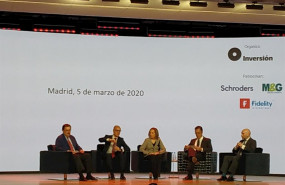 ep mesa de ponentes de las jornadas el futuro de la banca privada celebradas en madrid este jueves
