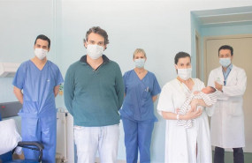 ep nace un bebe por parto natural tras superar su madre el covid-19 en el virgen del rocio