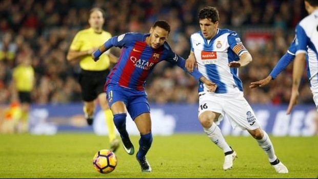 ep neymar barcelona y javi lopez espanyol