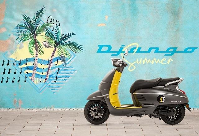 Nueva versión verano del modelo Django | PEUGEOT MOTORCYCLES ep nueva version veranomodelo django