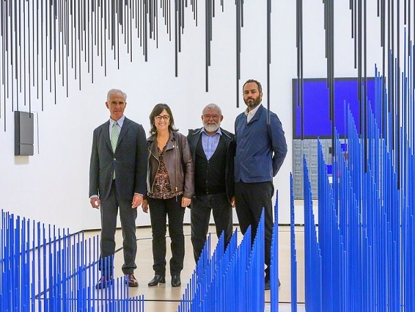 ep presentacion de la exposicion soto la cuarta dimension en el museo guggenheim