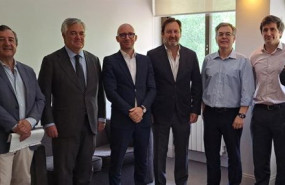 ep socios ejecutivos de gal grupo aire limpio y responsable de impact partners tras el acto de la