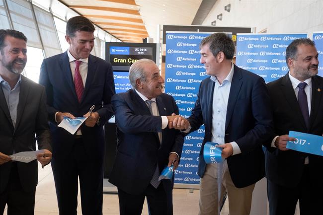 Vuelo Inaugural Air Europa | GOBIERNO DE CANARIAS ep vuelo inaugural air europa