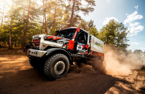 el mercedes 1622 800hp de truck team holten con neumticos giti gao897 off road termin sptimo en la cat extreme trucks del rallye breslau 2022 