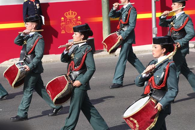 Agentes de la Guardia Civil en el desfile del 12 de octubre del 2017 | EUROPA PRESS ep agentesla guardia civildesfile12octubre2017