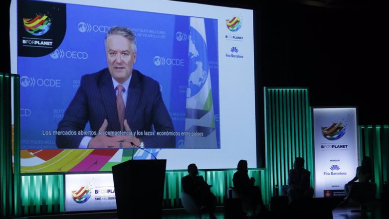 Archivo - El secretario general de la OCDE, Mathias Cormann, en la inauguración del salón BforPlanet, en la Fira de Barcelona, a 7 de julio de 2021, en Barcelona, Catalunya (España). La primera edición de BforPlanet reúne este miércoles y jueves a 40 empr | Kike Rincón - Europa Press - Archivo ep archivo el secretario general de la ocde mathias cormann en la inauguracion del salon