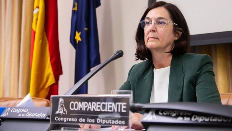 Archivo - La candidata propuesta por el Gobierno para presidir la CNMC, Cani Fernández, durante su comparecencia ante la Comisión de Asuntos Económicos del Congreso | CONGRESO - Archivo ep archivo la candidata propuesta por el gobierno para presidir la cnmc cani fernandez durante su