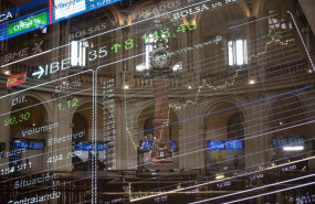 ep archivo   valores economicos en el palacio de la bolsa de madrid espana