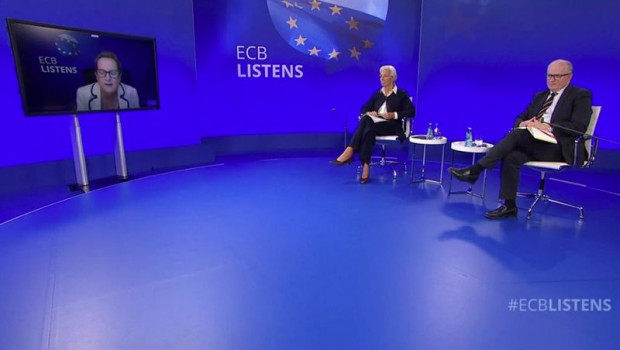 ep christine lagarde presidenta del bce y el economista jefe del banco central philip lane