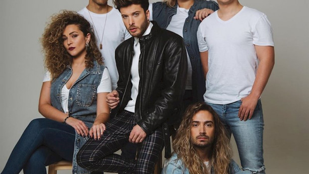 ep el cantante blas canto y los cinco coristas que le acompanaran en eurovision 2020