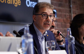ep el consejero delegado de orange espana ludovic pech interviene durante la presentacion de los